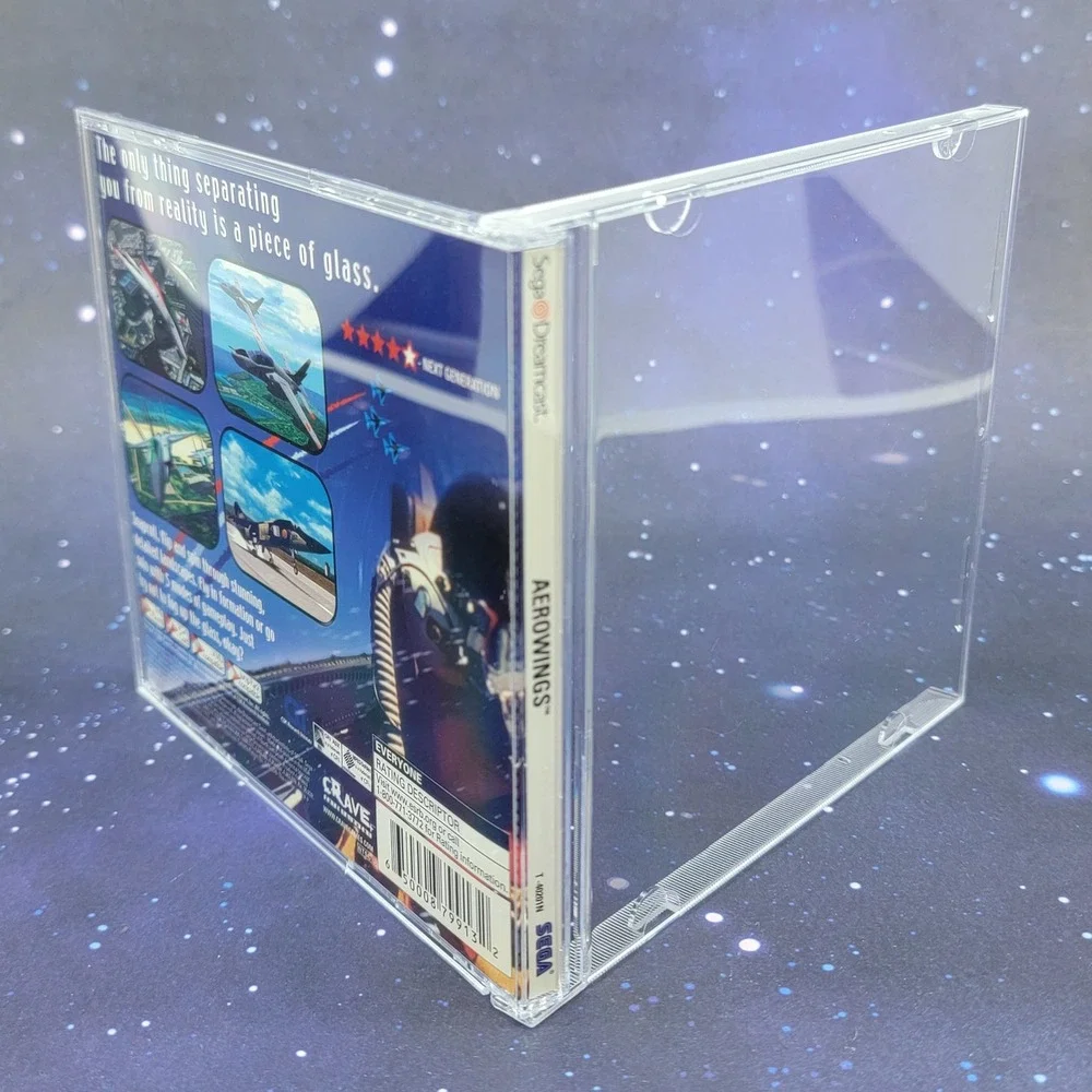 AeroWings Sega Dreamcast 1999 Crave Entertainment Flight Sim Video Game T-40201N